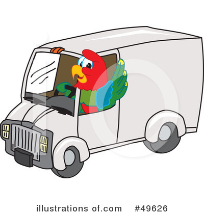 Royalty-Free (RF) Parrot Mascot Clipart Illustration by Mascot Junction - Stock Sample #49626