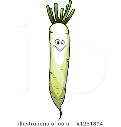 Royalty-Free (RF) Parsnip Clipart Illustration by Vector Tradition SM - Stock Sample #1251394