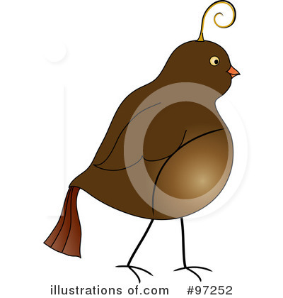 Royalty-Free (RF) Partridge Clipart Illustration by Pams Clipart - Stock Sample #97252