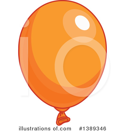 Royalty-Free (RF) Party Balloon Clipart Illustration by Pushkin - Stock Sample #1389346