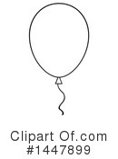 Party Balloon Clipart #1447899 by Hit Toon