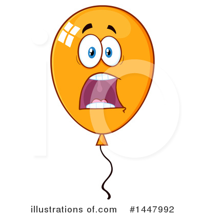 Royalty-Free (RF) Party Balloon Clipart Illustration by Hit Toon - Stock Sample #1447992