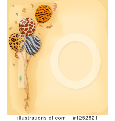 Party Balloon Clipart #1252821 by BNP Design Studio