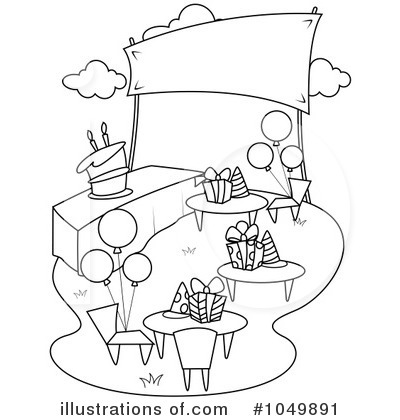 Royalty-Free (RF) Party Clipart Illustration by BNP Design Studio - Stock Sample #1049891