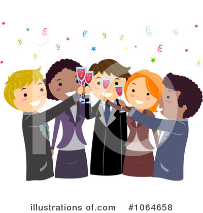 Royalty-Free (RF) Party Clipart Illustration by BNP Design Studio - Stock Sample #1064658
