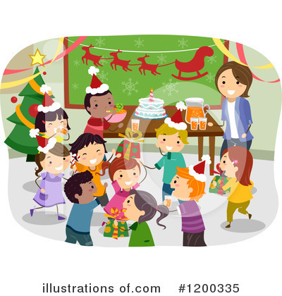 Christmas Party Clipart #1200335 by BNP Design Studio