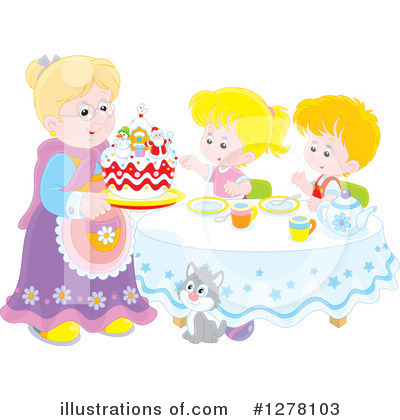 Royalty-Free (RF) Party Clipart Illustration by Alex Bannykh - Stock Sample #1278103