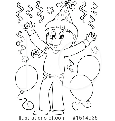 Royalty-Free (RF) Party Clipart Illustration by visekart - Stock Sample #1514935