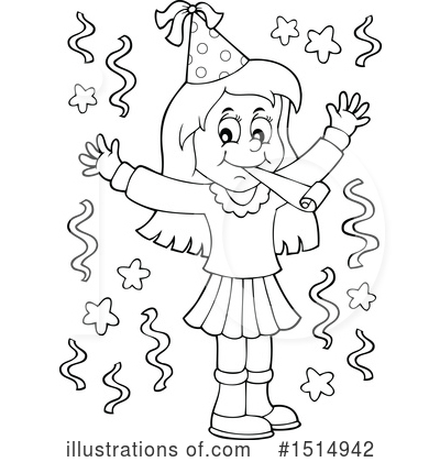 Royalty-Free (RF) Party Clipart Illustration by visekart - Stock Sample #1514942