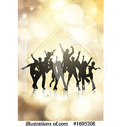 Royalty-Free (RF) Party Clipart Illustration by KJ Pargeter - Stock Sample #1695208