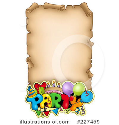 Royalty-Free (RF) Party Clipart Illustration by visekart - Stock Sample #227459