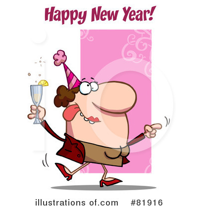 Royalty-Free (RF) Party Clipart Illustration by Hit Toon - Stock Sample #81916