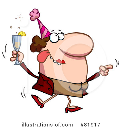 Royalty-Free (RF) Party Clipart Illustration by Hit Toon - Stock Sample #81917