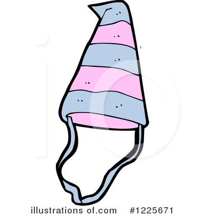Royalty-Free (RF) Party Hat Clipart Illustration by lineartestpilot - Stock Sample #1225671