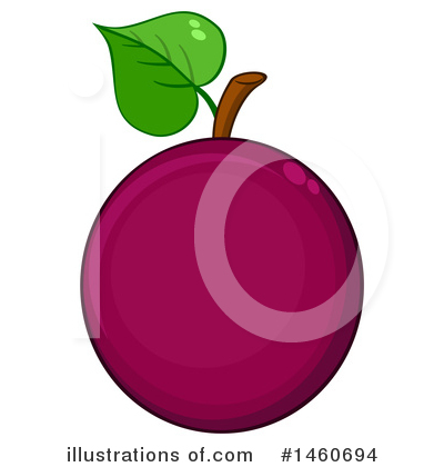 Royalty-Free (RF) Passion Fruit Clipart Illustration by Hit Toon - Stock Sample #1460694