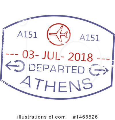 Passport Stamp Clipart #1466526 by Vector Tradition SM