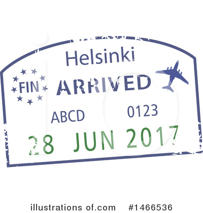 Passport Stamp Clipart #1466536 by Vector Tradition SM