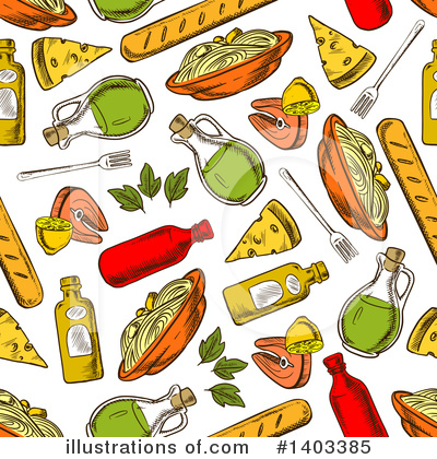 Spaghetti Clipart #1403385 by Vector Tradition SM
