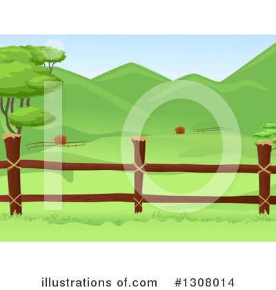 Fence Clipart #1308014 by BNP Design Studio