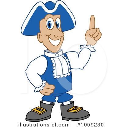 Royalty-Free (RF) Patriot Clipart Illustration by Mascot Junction - Stock Sample #1059230