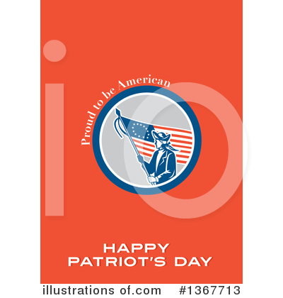 Patriots Day Clipart #1367713 by patrimonio
