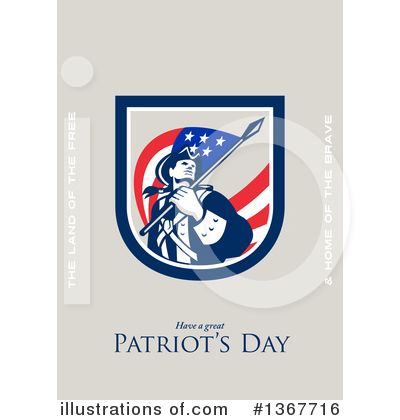 Royalty-Free (RF) Patriot Clipart Illustration by patrimonio - Stock Sample #1367716