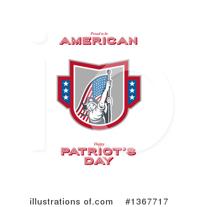 Patriots Day Clipart #1367717 by patrimonio