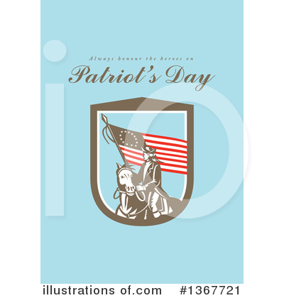 Royalty-Free (RF) Patriot Clipart Illustration by patrimonio - Stock Sample #1367721