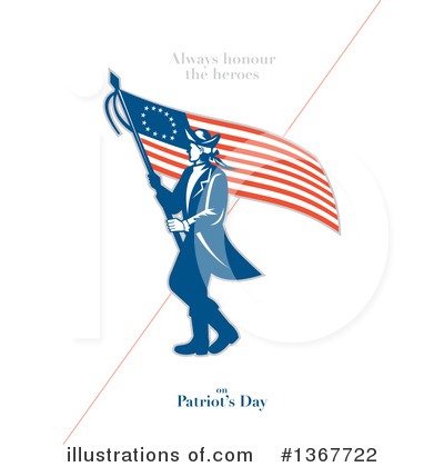 Royalty-Free (RF) Patriot Clipart Illustration by patrimonio - Stock Sample #1367722