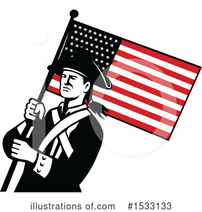 Royalty-Free (RF) Patriot Clipart Illustration by patrimonio - Stock Sample #1533133