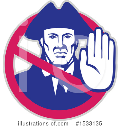 Royalty-Free (RF) Patriot Clipart Illustration by patrimonio - Stock Sample #1533135