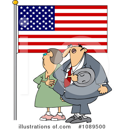 Royalty-Free (RF) Patriotic Clipart Illustration by djart - Stock Sample #1089500