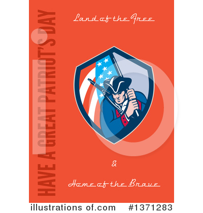Royalty-Free (RF) Patriots Day Clipart Illustration by patrimonio - Stock Sample #1371283