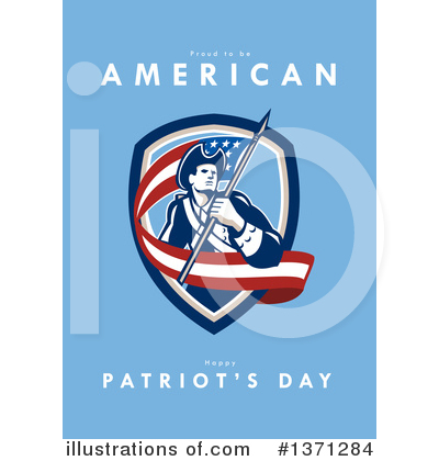 Patriots Day Clipart #1371284 by patrimonio