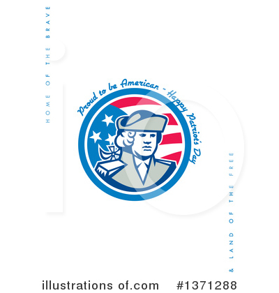 Royalty-Free (RF) Patriots Day Clipart Illustration by patrimonio - Stock Sample #1371288