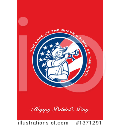 Royalty-Free (RF) Patriots Day Clipart Illustration by patrimonio - Stock Sample #1371291