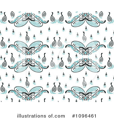 Swans Clipart #1096461 by Cherie Reve