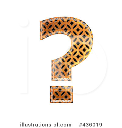 Royalty-Free (RF) Patterned Orange Symbol Clipart Illustration by chrisroll - Stock Sample #436019