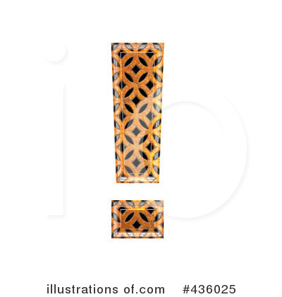 Royalty-Free (RF) Patterned Orange Symbol Clipart Illustration by chrisroll - Stock Sample #436025