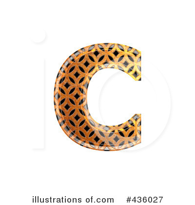 Royalty-Free (RF) Patterned Orange Symbol Clipart Illustration by chrisroll - Stock Sample #436027