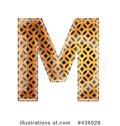 Royalty-Free (RF) Patterned Orange Symbol Clipart Illustration by chrisroll - Stock Sample #436028