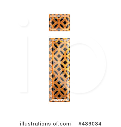 Royalty-Free (RF) Patterned Orange Symbol Clipart Illustration by chrisroll - Stock Sample #436034