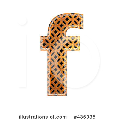 Patterned Orange Symbol Clipart #436035 by chrisroll