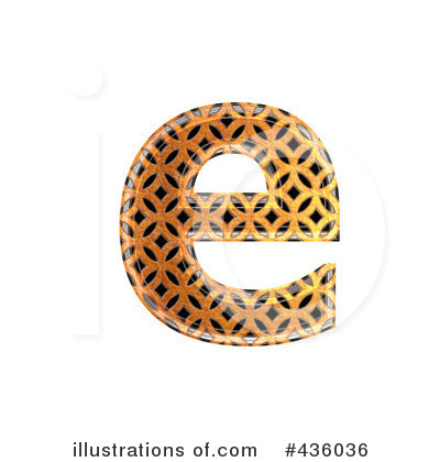 Patterned Orange Symbol Clipart #436036 by chrisroll