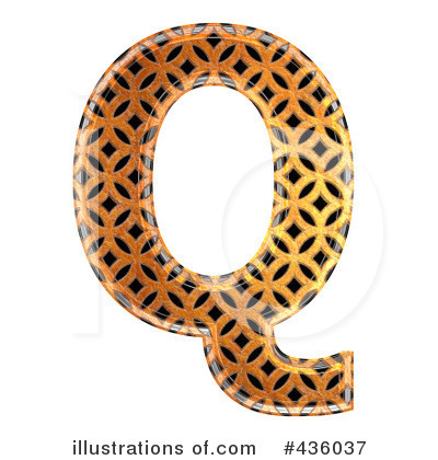 Patterned Orange Symbol Clipart #436037 by chrisroll