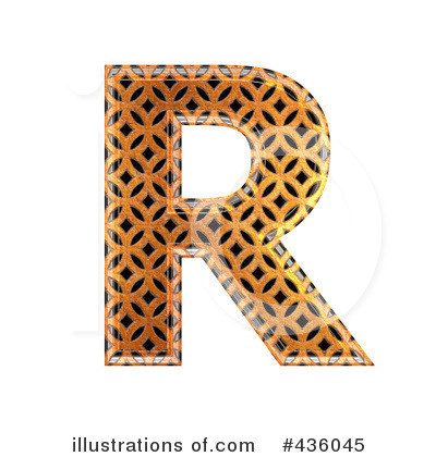 Royalty-Free (RF) Patterned Orange Symbol Clipart Illustration by chrisroll - Stock Sample #436045
