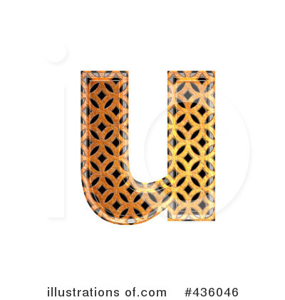 Royalty-Free (RF) Patterned Orange Symbol Clipart Illustration by chrisroll - Stock Sample #436046