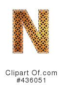 Patterned Orange Symbol Clipart #436051 by chrisroll