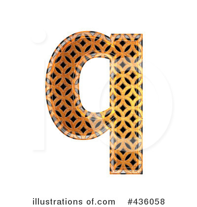 Royalty-Free (RF) Patterned Orange Symbol Clipart Illustration by chrisroll - Stock Sample #436058