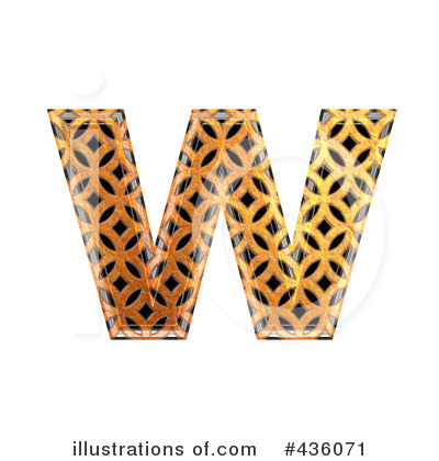 Royalty-Free (RF) Patterned Orange Symbol Clipart Illustration by chrisroll - Stock Sample #436071